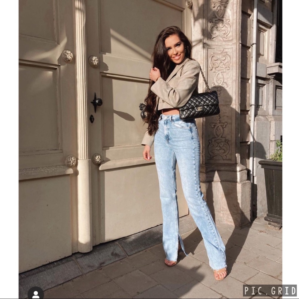 Zara Z1975 full length slit jeans - Picture 4 of 14